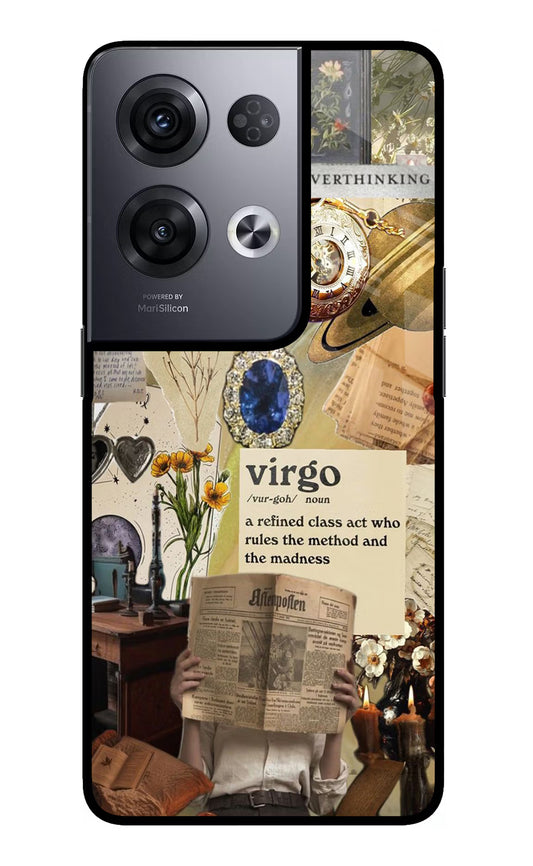 Virgo Zodiac Oppo Reno8 Pro Glass Case