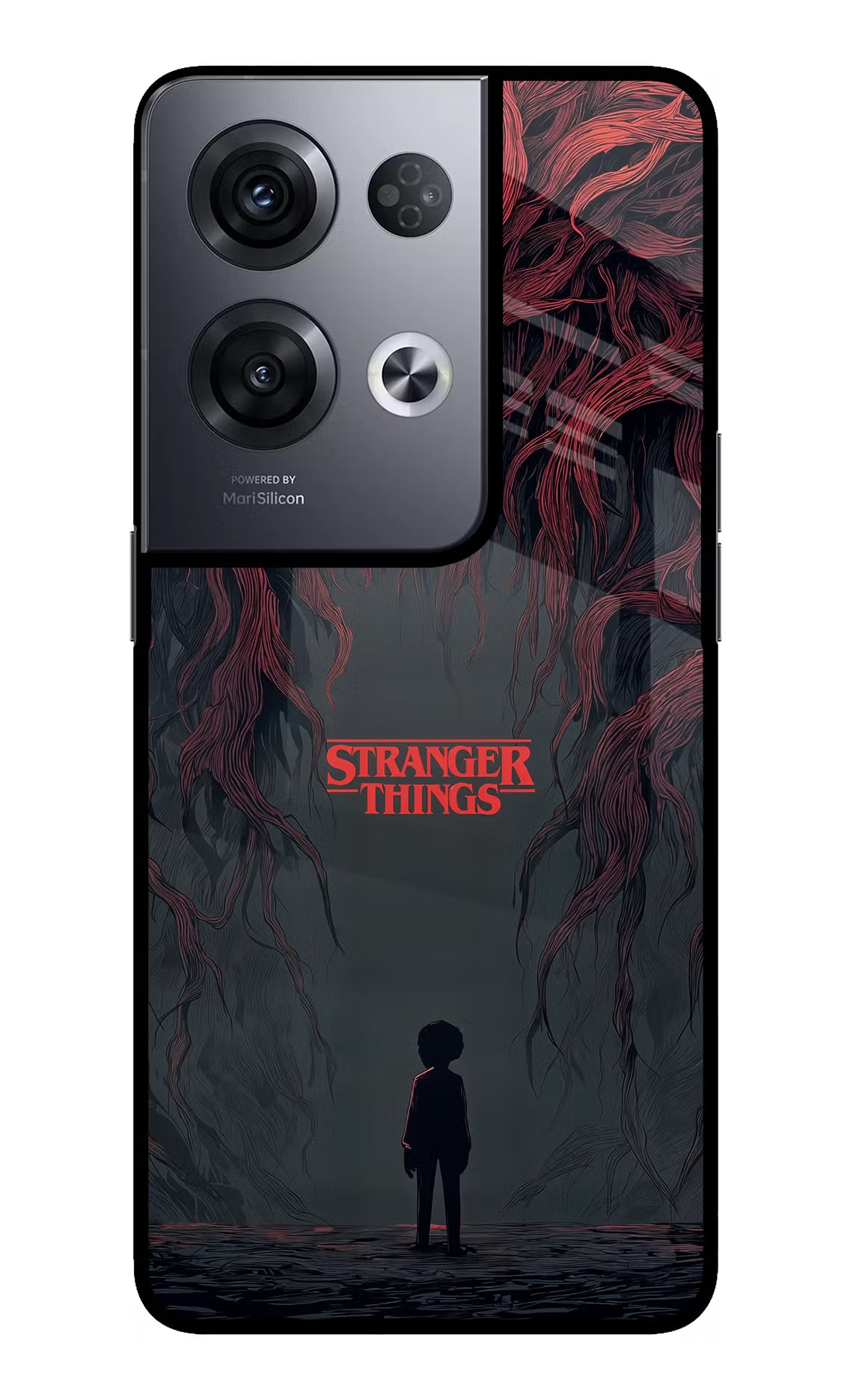 Ordinary Things Dark Side Oppo Reno8 Pro Glass Case Back Cover by Casekaro