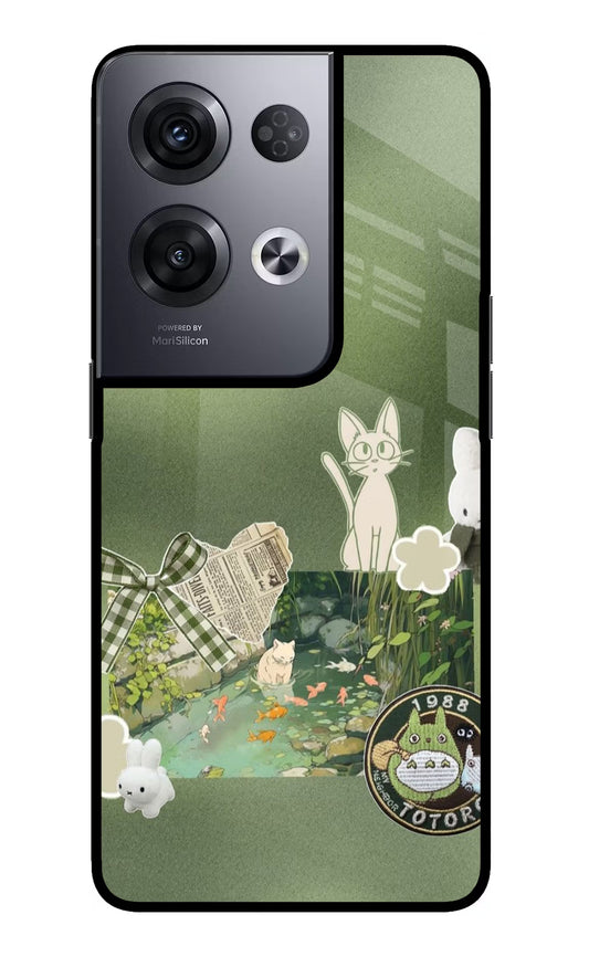 Aesthetic anime Oppo Reno8 Pro Glass Case