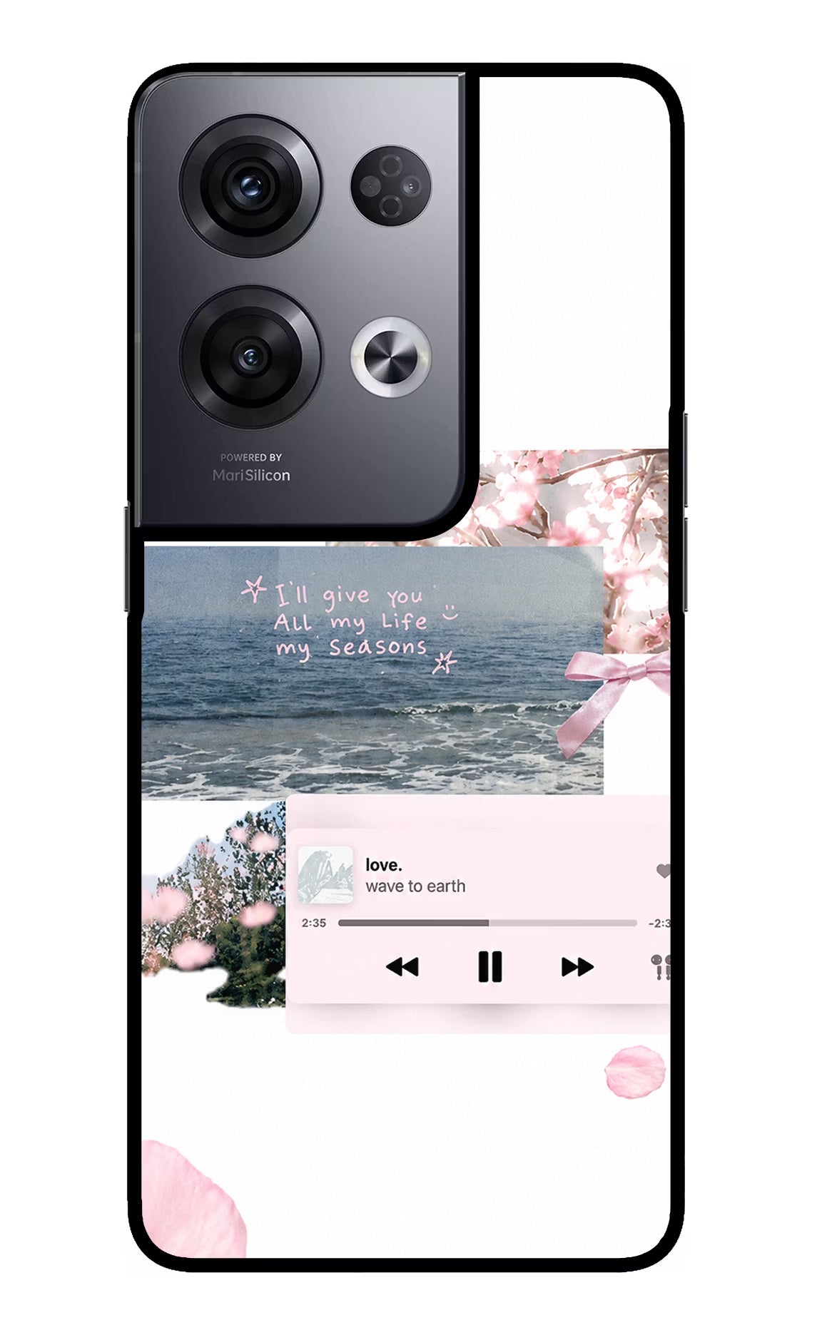 Wave to earth Oppo Reno8 Pro Glass Case
