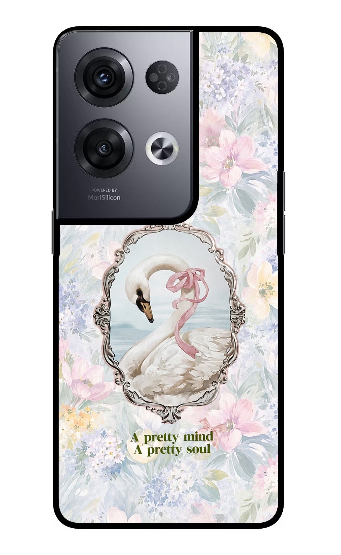 Pretty Mind Pretty Soul Oppo Reno8 Pro Glass Case