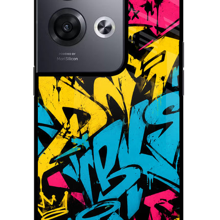 Graffiti Vibe Oppo Reno8 Pro Glass Case