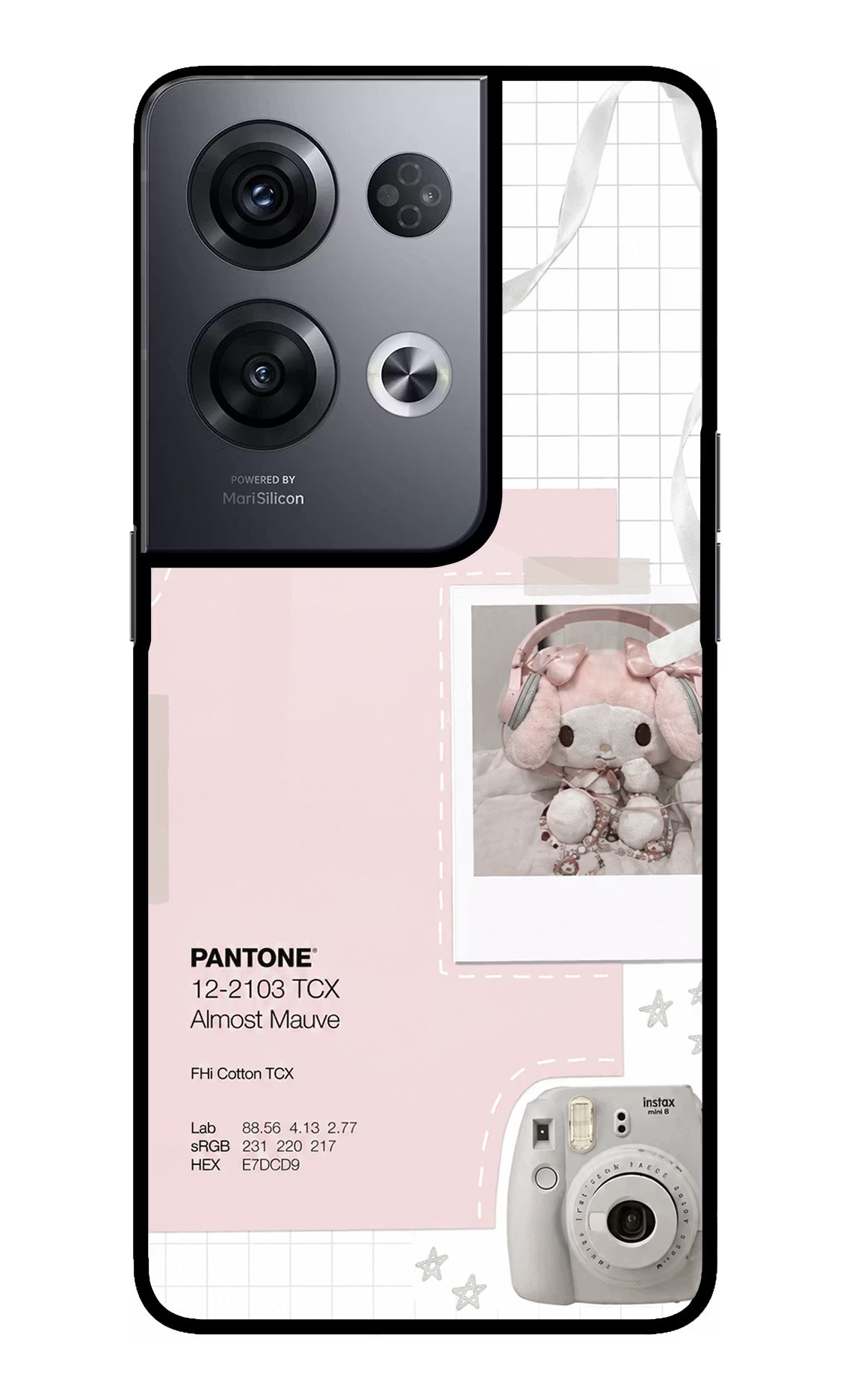 Pantone Asthetic Oppo Reno8 Pro Glass Case