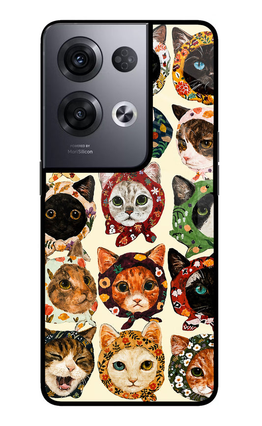 Cool Cat Oppo Reno8 Pro Glass Case