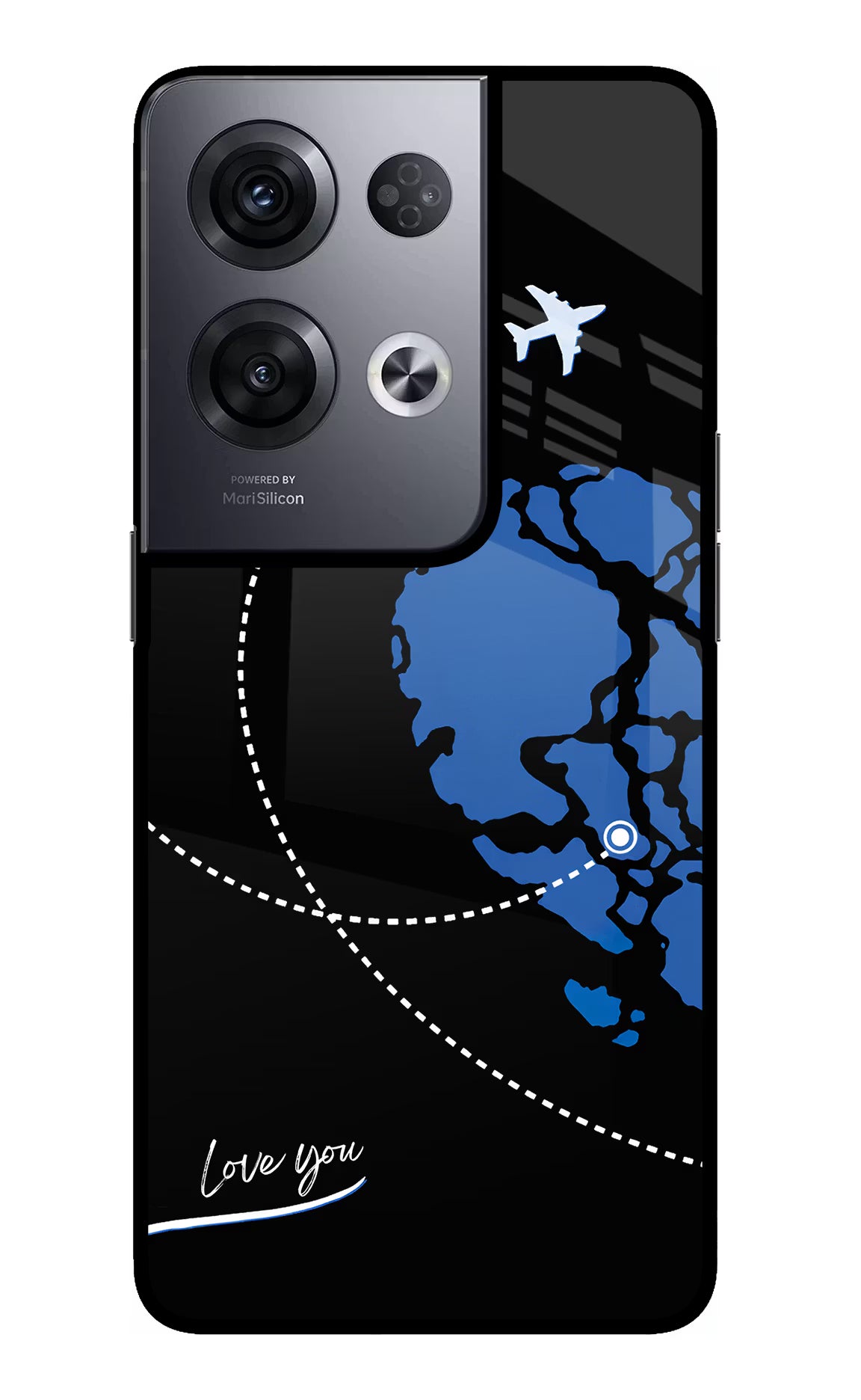 Love Orbit Oppo Reno8 Pro Glass Case