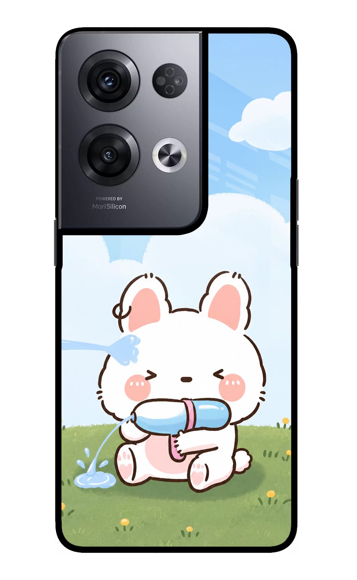 Bunny Treat Oppo Reno8 Pro Glass Case