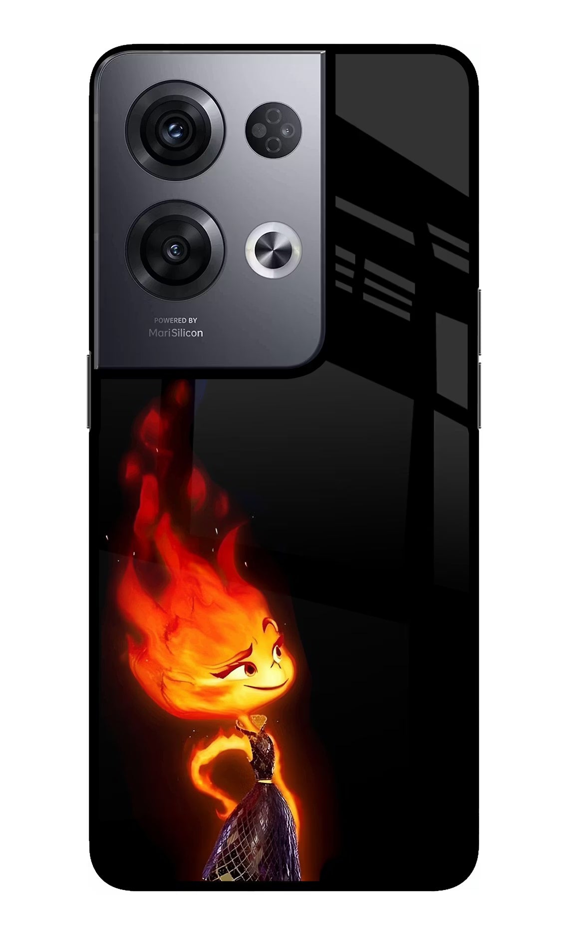 Ember Flame Oppo Reno8 Pro Glass Case