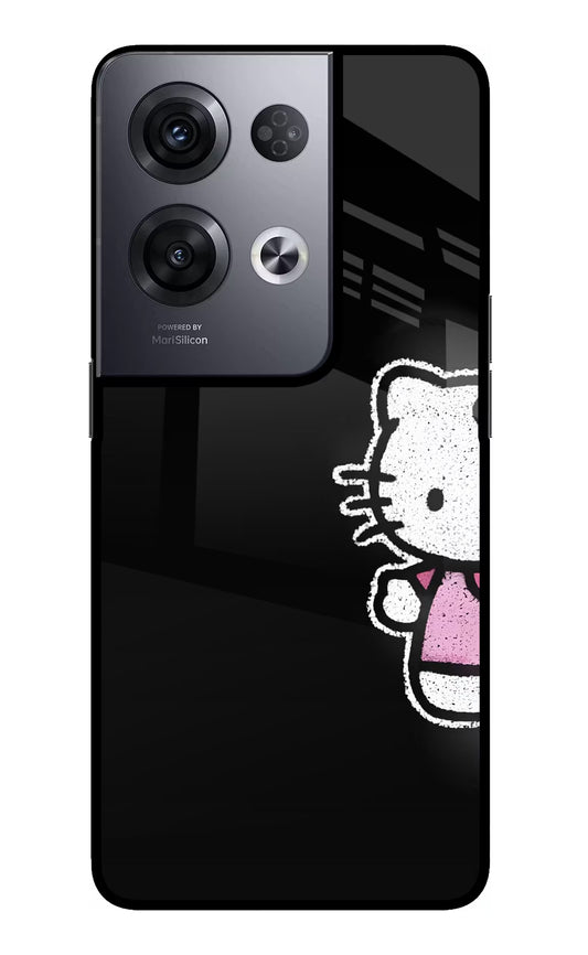 Kitty Charm Oppo Reno8 Pro Glass Case