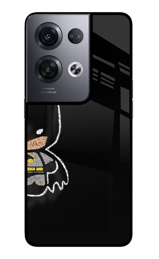Bat Kitty Oppo Reno8 Pro Glass Case
