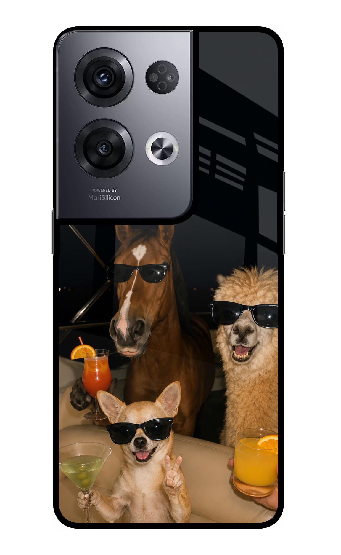 Party Squad Oppo Reno8 Pro Glass Case