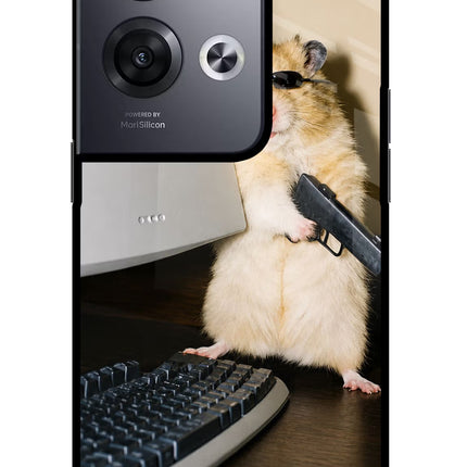 Hacker Hamster Oppo Reno8 Pro Glass Case
