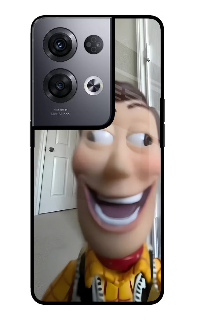 Side Eye Woody Oppo Reno8 Pro Glass Case