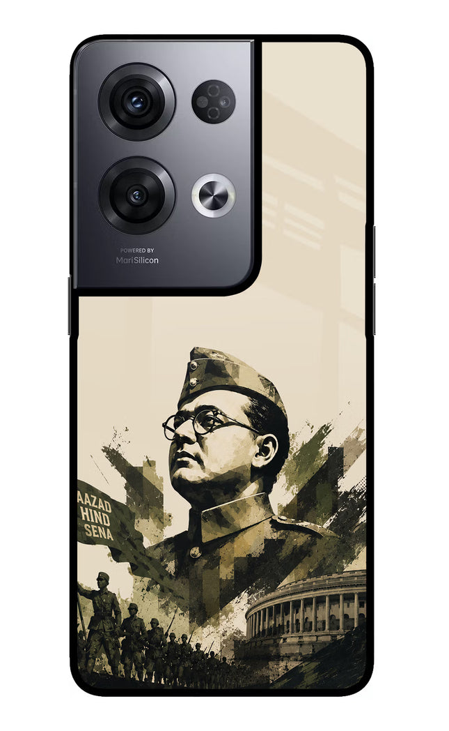 Netaji Rising Oppo Reno8 Pro Glass Case