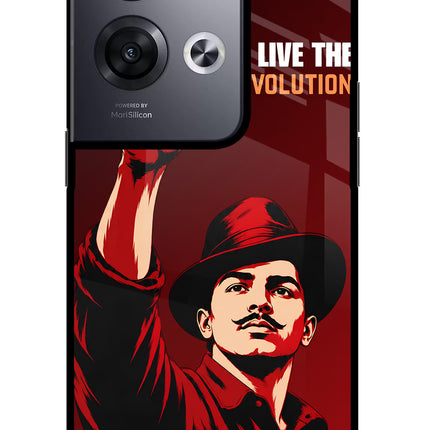 Bhagat Singh Revolution Oppo Reno8 Pro Glass Case