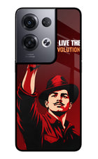 Bhagat Singh Revolution Oppo Reno8 Pro Glass Case