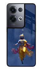 Cosmic Krishna Oppo Reno8 Pro Glass Case