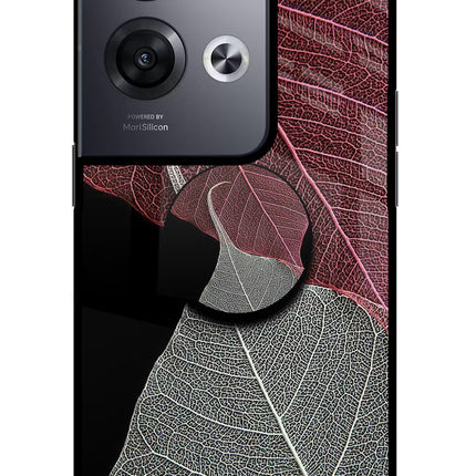 Leaf Pattern Oppo Reno8 Pro Pop Case by Casekaro