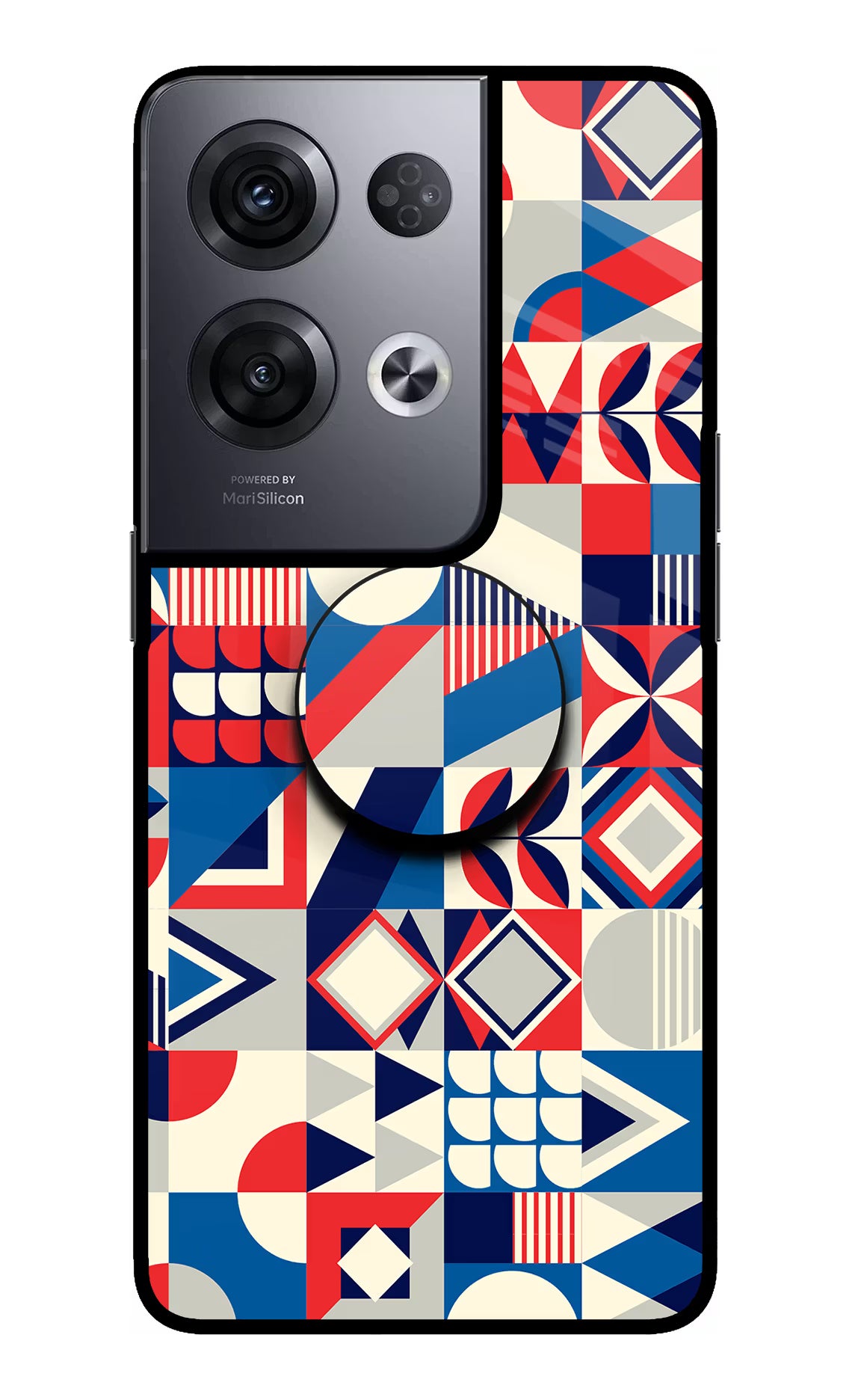 Colorful Pattern Oppo Reno8 Pro Pop Case by Casekaro