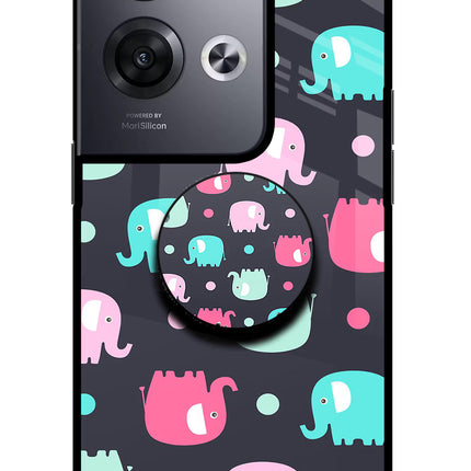 Baby Elephants Oppo Reno8 Pro Pop Case by Casekaro