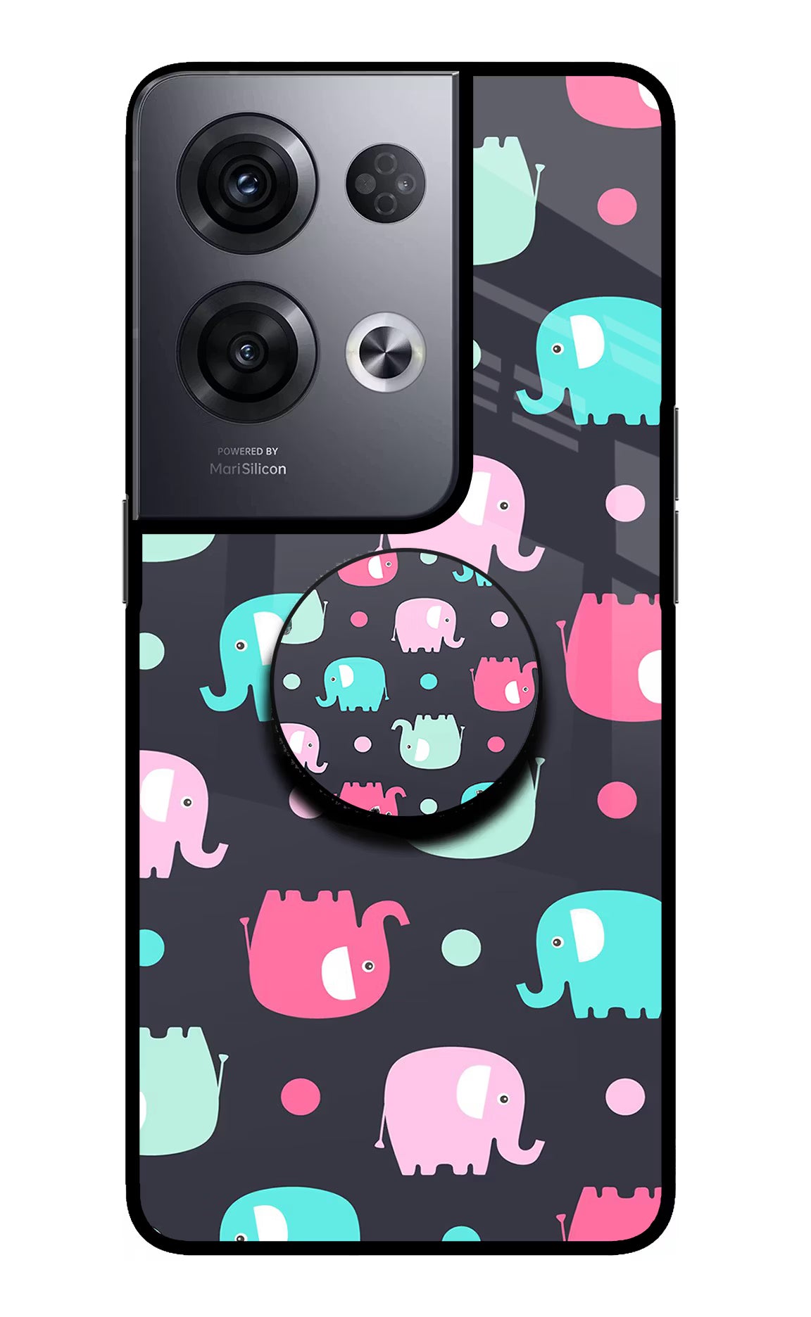 Baby Elephants Oppo Reno8 Pro Pop Case by Casekaro