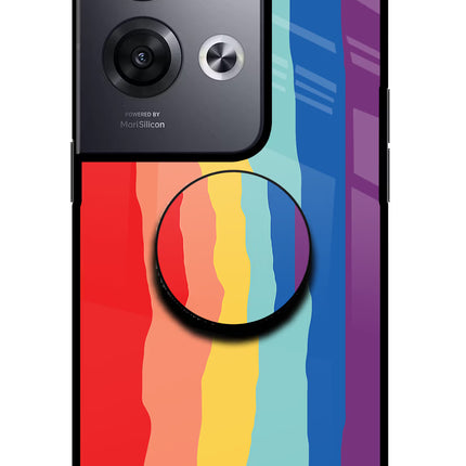 Rainbow Oppo Reno8 Pro Pop Case by Casekaro