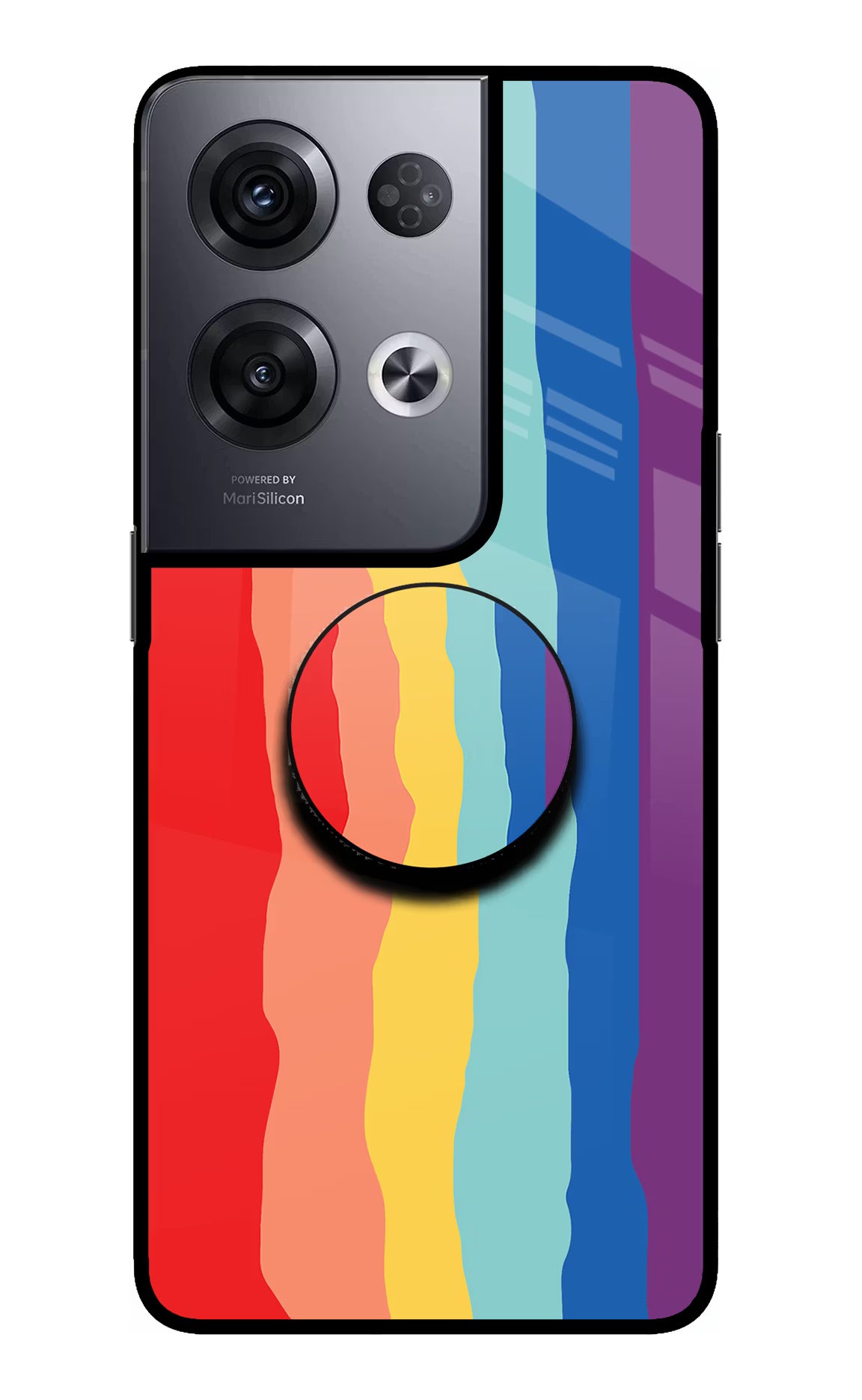 Rainbow Oppo Reno8 Pro Pop Case by Casekaro