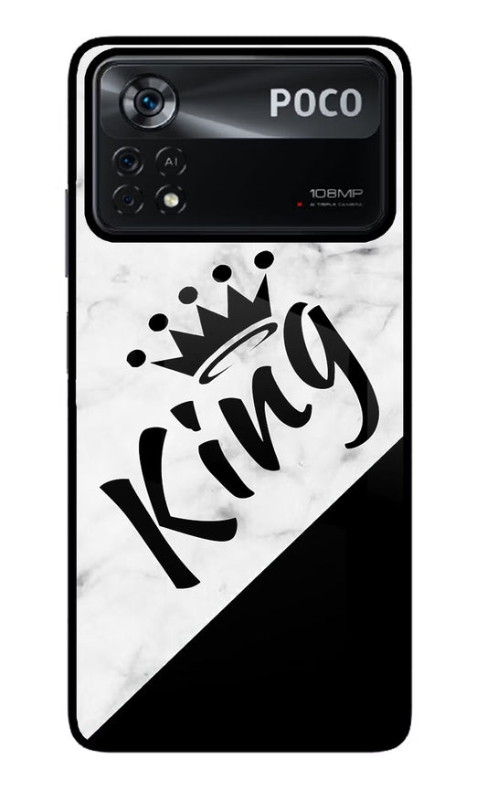 King Poco X4 Pro Glass Case
