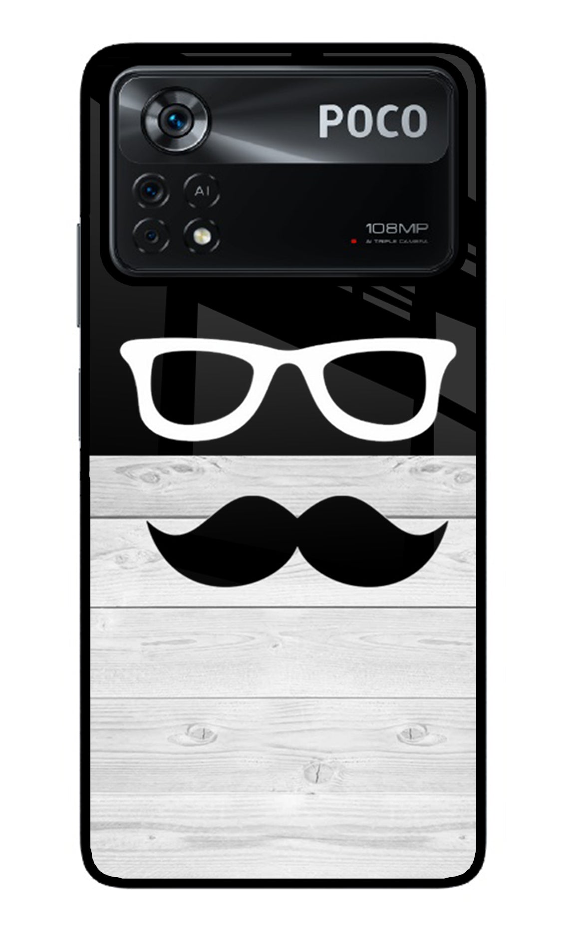 Mustache Poco X4 Pro Back Cover