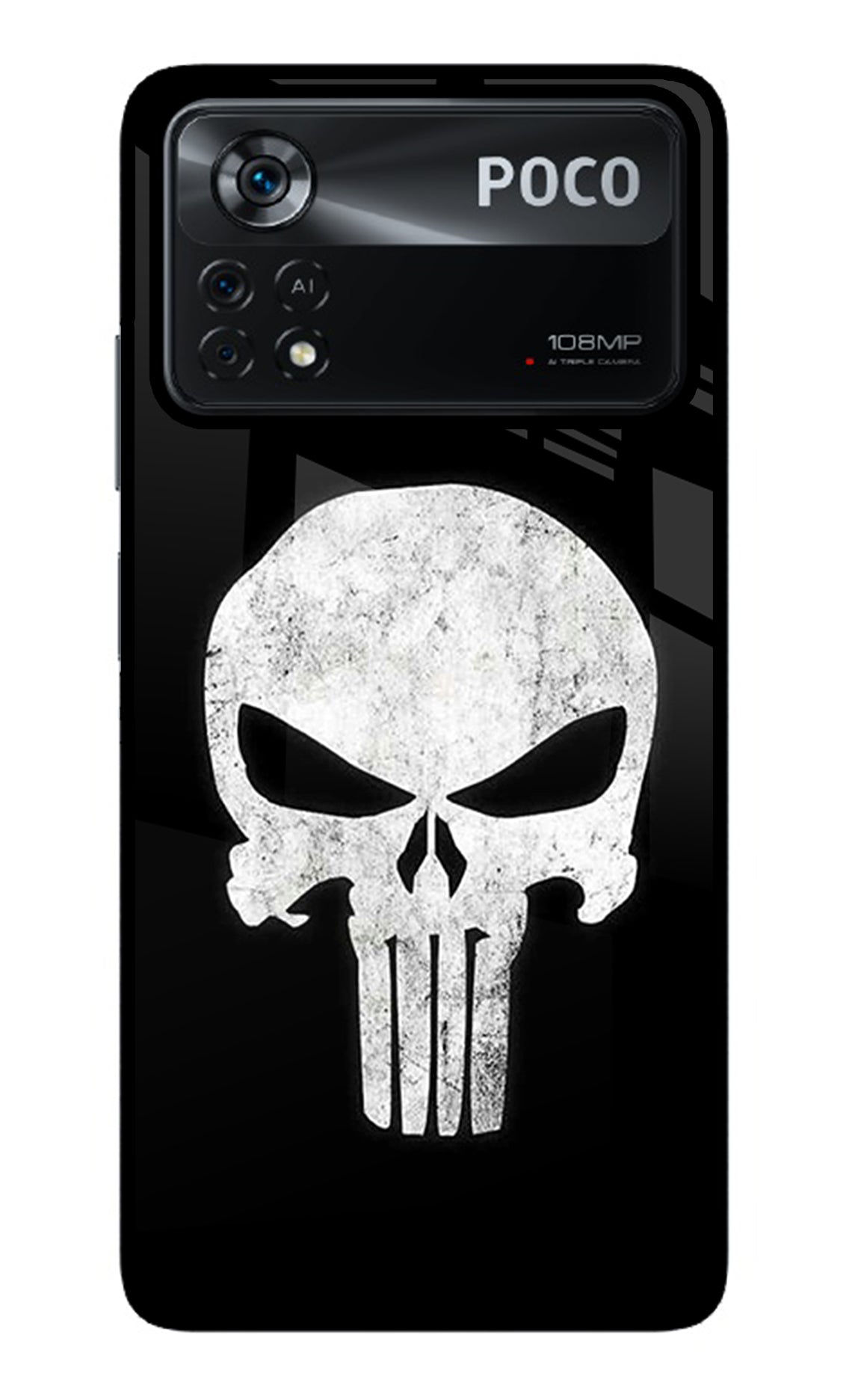 Punisher Skull Poco X4 Pro Back Cover