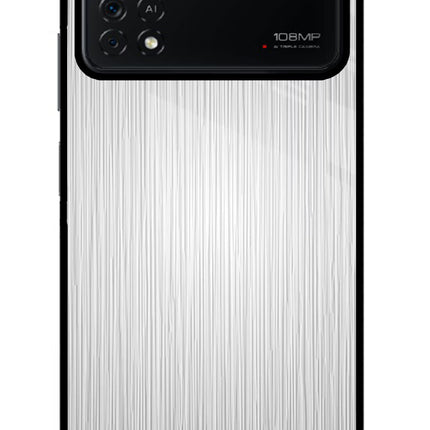 Wooden Grey Texture Poco X4 Pro Glass Case