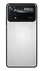 Wooden Grey Texture Poco X4 Pro Glass Case
