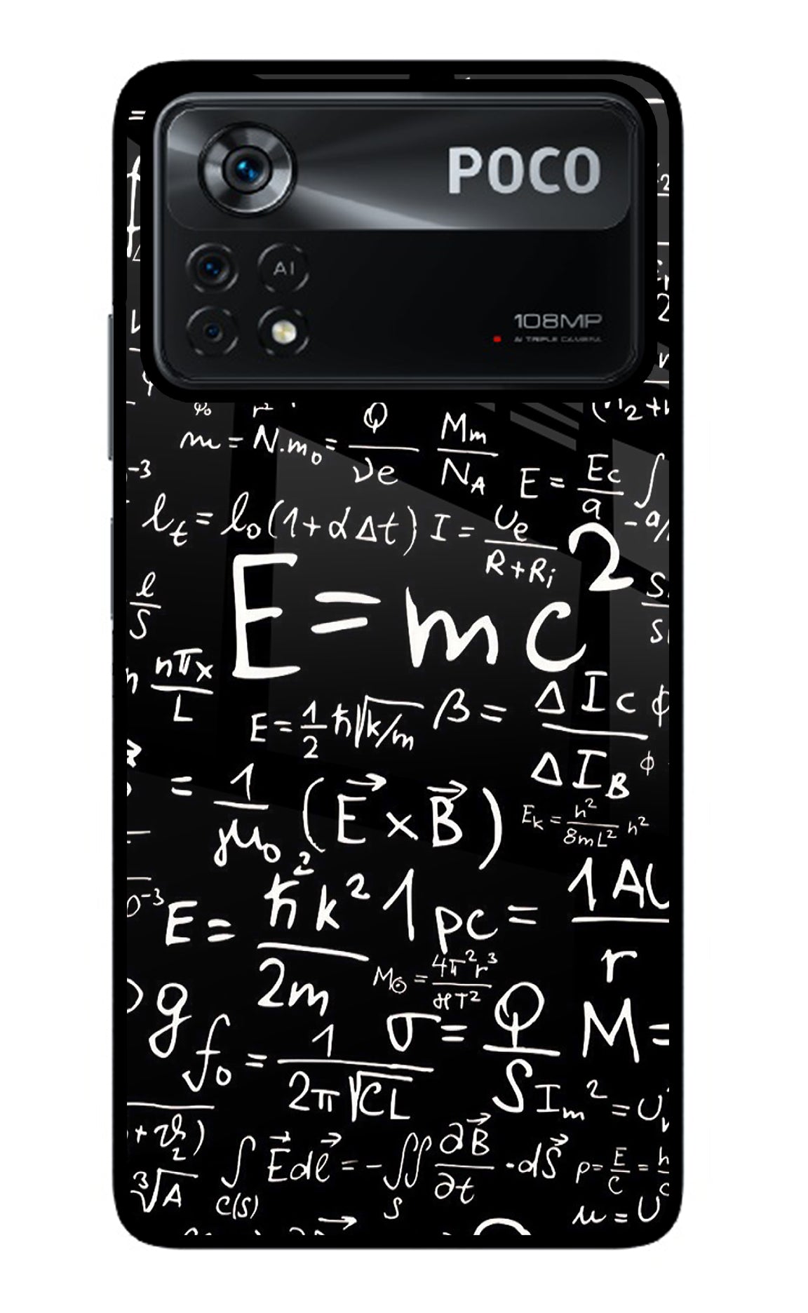 Physics Formula Poco X4 Pro Back Cover