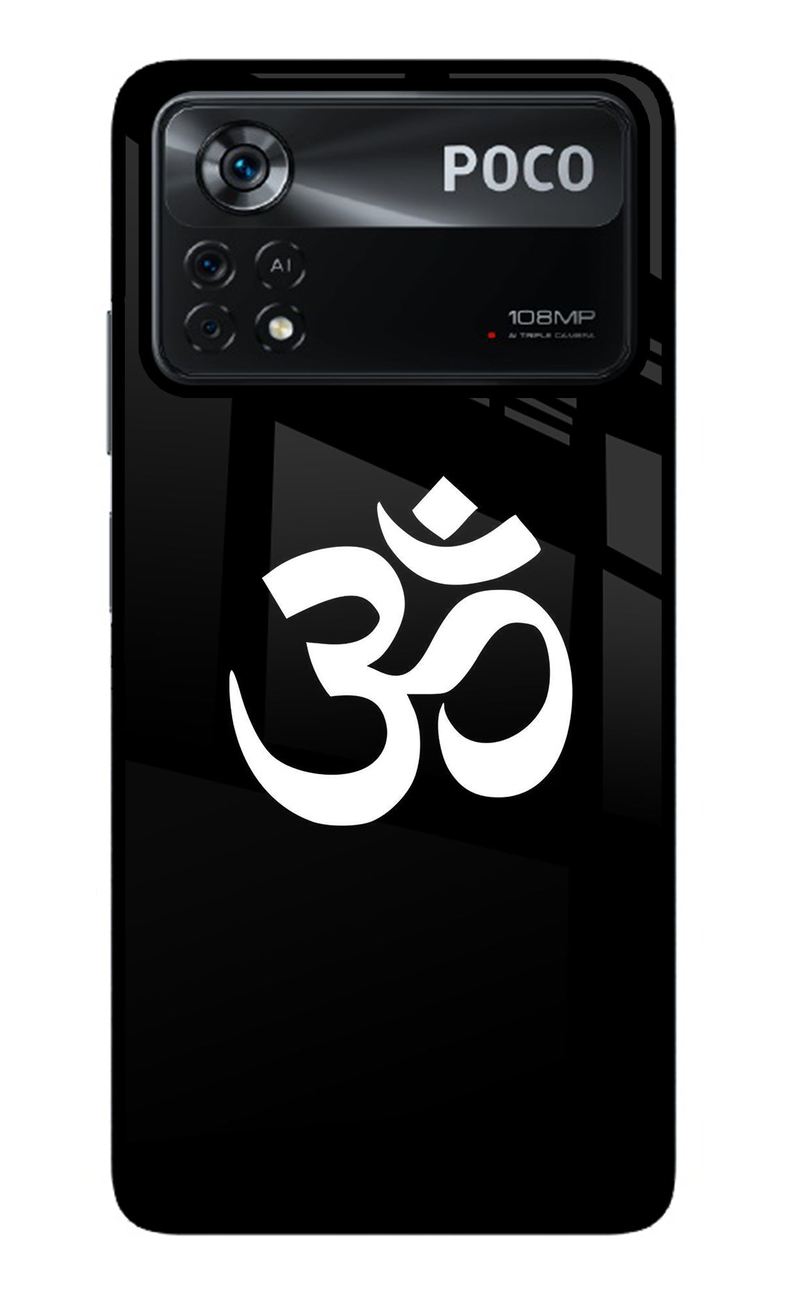 Om Poco X4 Pro Glass Case