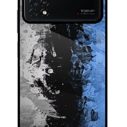 Artistic Design Poco X4 Pro Glass Case Back Cover by Casekaro