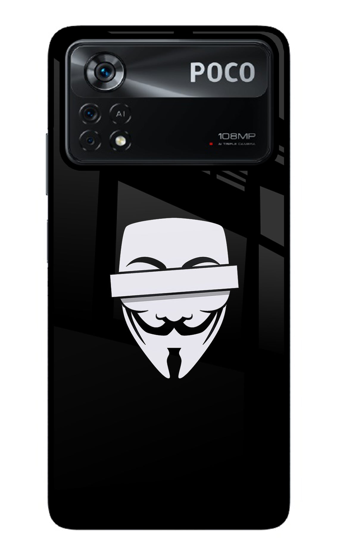 Anonymous Face Poco X4 Pro Back Cover