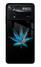 Weed Poco X4 Pro Glass Case