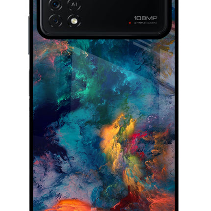 Artwork Paint Poco X4 Pro Glass Case
