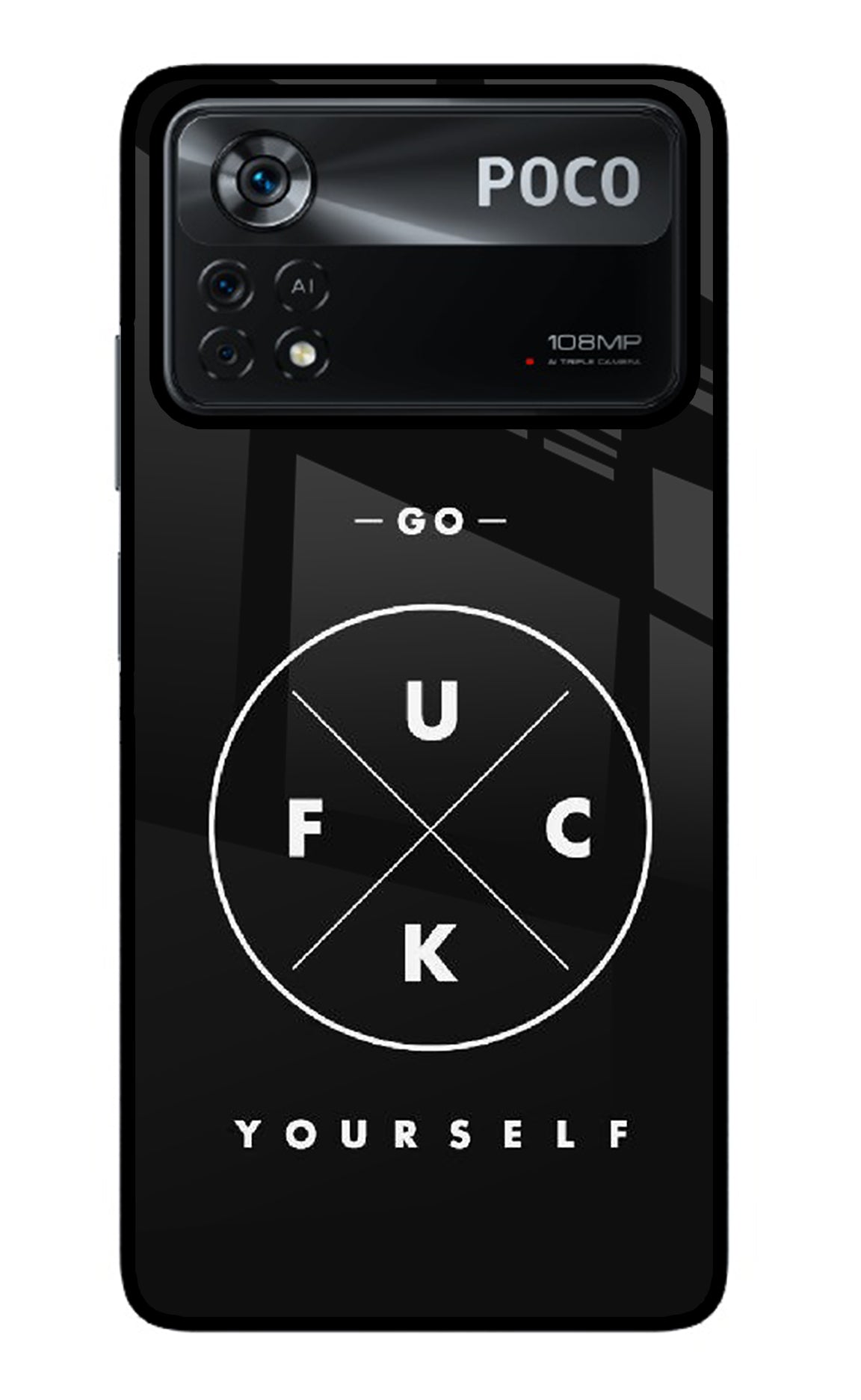 Go Fuck Yourself Poco X4 Pro Back Cover