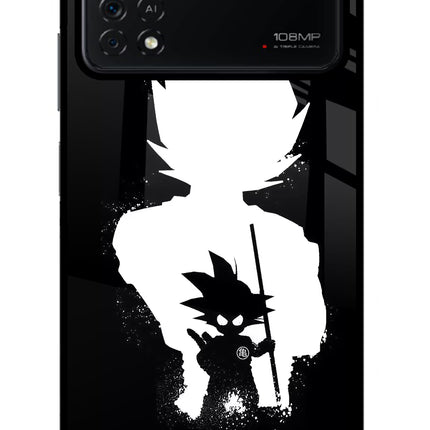 Goku Shadow Poco X4 Pro Glass Case