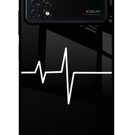 Heart Beats Poco X4 Pro Glass Case
