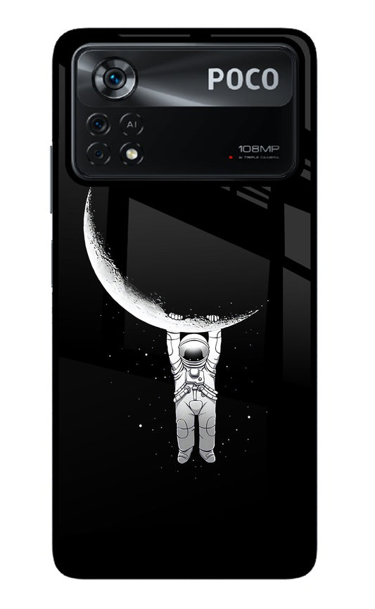 Moon Space Poco X4 Pro Glass Case