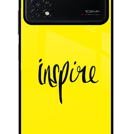 Inspire Poco X4 Pro Glass Case