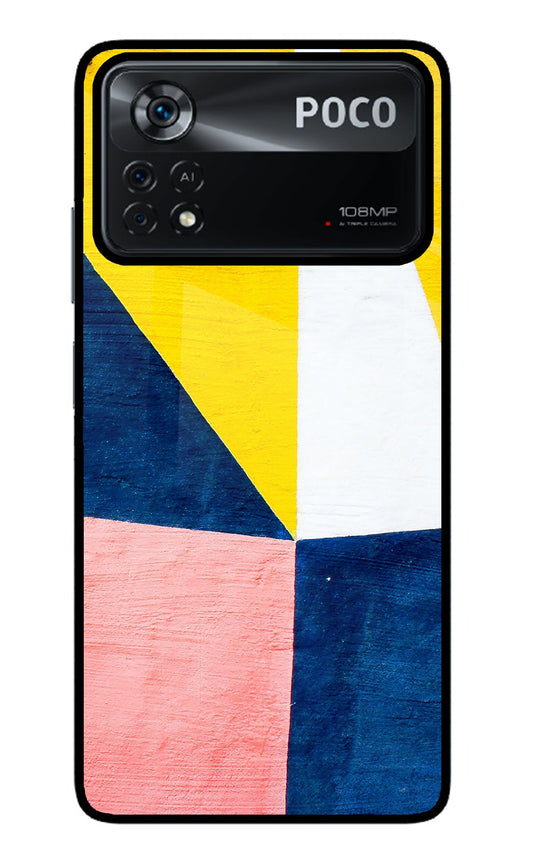 Colourful Art Poco X4 Pro Glass Case