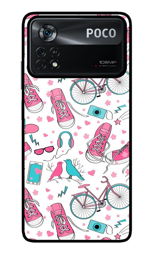 Artwork Poco X4 Pro Glass Case