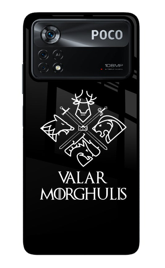 Valar Morghulis | Game Of Thrones Poco X4 Pro Glass Case