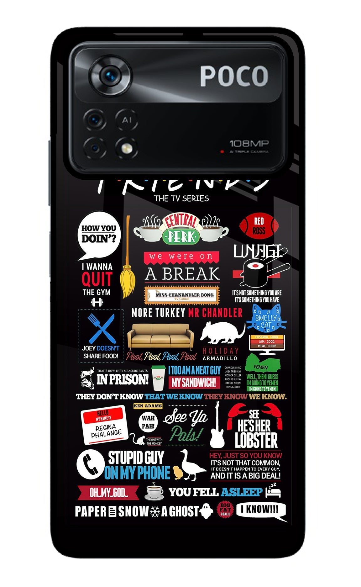 FRIENDS Poco X4 Pro Back Cover