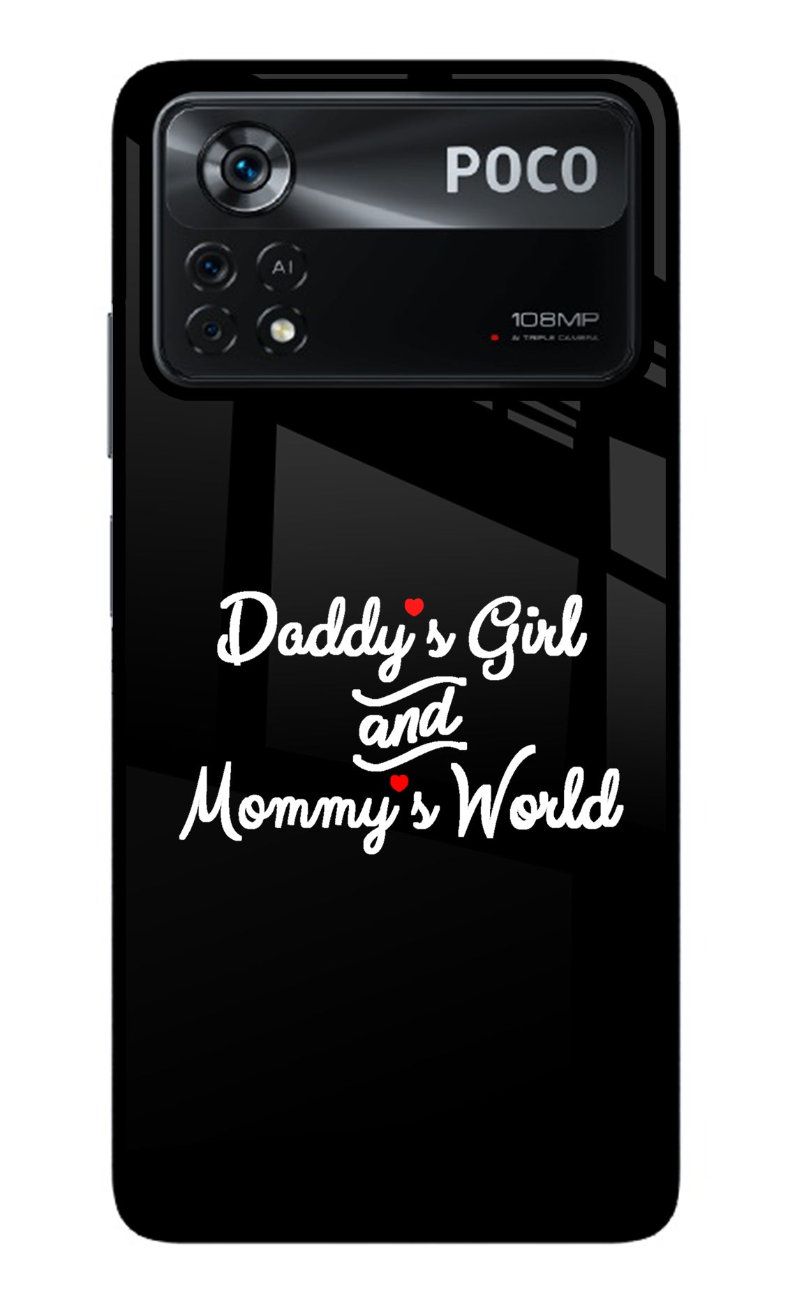 Daddy's Girl and Mommy's World Poco X4 Pro Back Cover