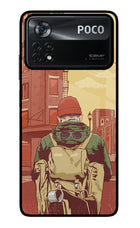 Adventurous Poco X4 Pro Glass Case