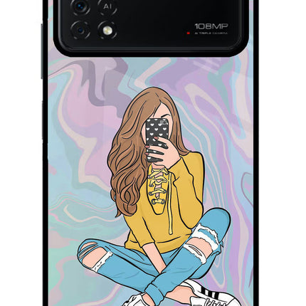 Selfie Girl Poco X4 Pro Glass Case