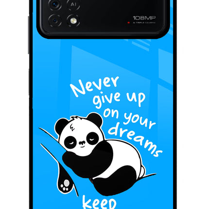 Keep Sleeping Poco X4 Pro Glass Case